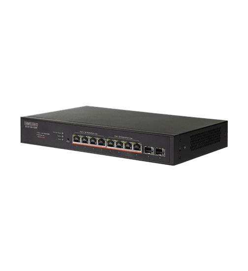 Edgecore EDGECORE 10 Port Lite L2 Smart Gigabit Web Managed PoE Switch ECS1100-10HP