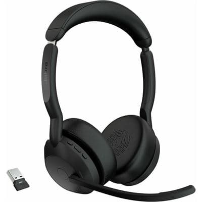 Jabra Evolve2 55 Stereo Wireless (Bluetooth) Headset UC USB-C Link 380 25599-989-899