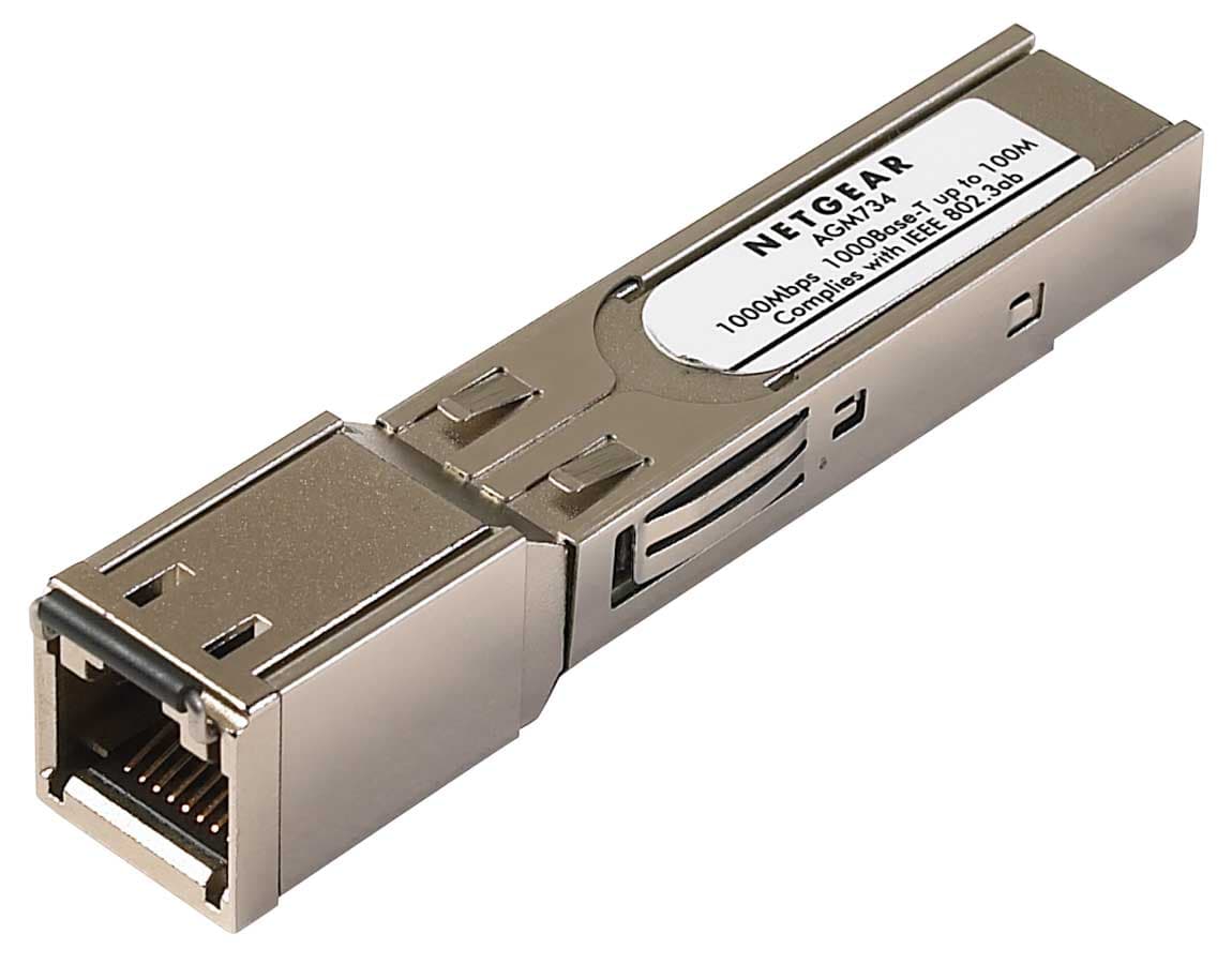 NETGEAR NETGEAR AGM734-10000S ProSafe 1000BASE-T SFP RJ45 GBIC Module AGM734-10000S