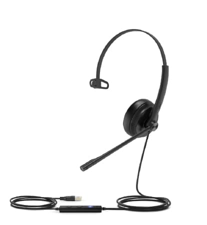 Yealink Yealink UH34-LITE-MONO-TEAMS USB (Wired) Mono Headset for UC and MS Teams UH34-LITE-MONO-TEAMS
