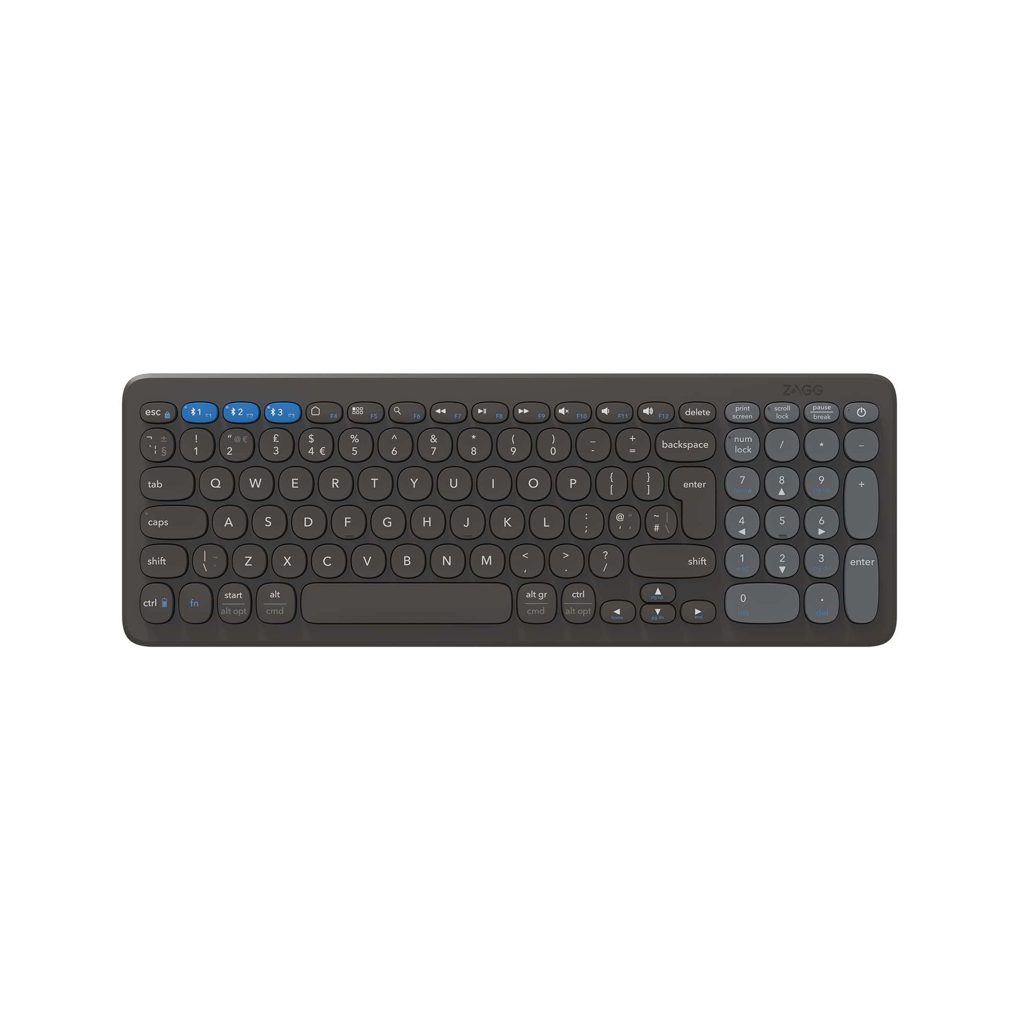 ZAGG Zagg Wireless - Bluetooth/USB C Medium Size Keyboard 103211034
