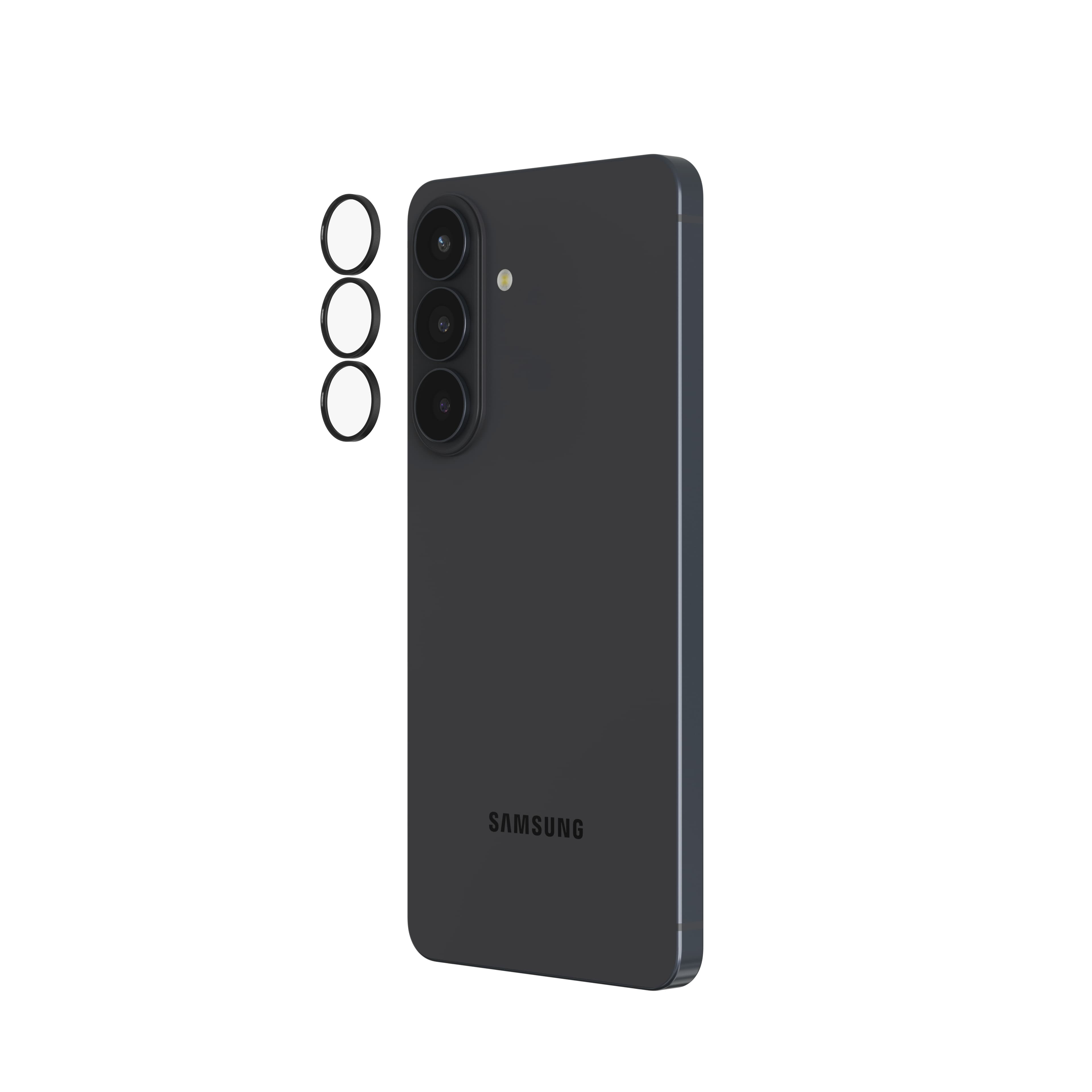 ZAGG ZAGG InvisibleShield Premium CameraRings Lens Protector, Samsung Iguana, Black 200121130