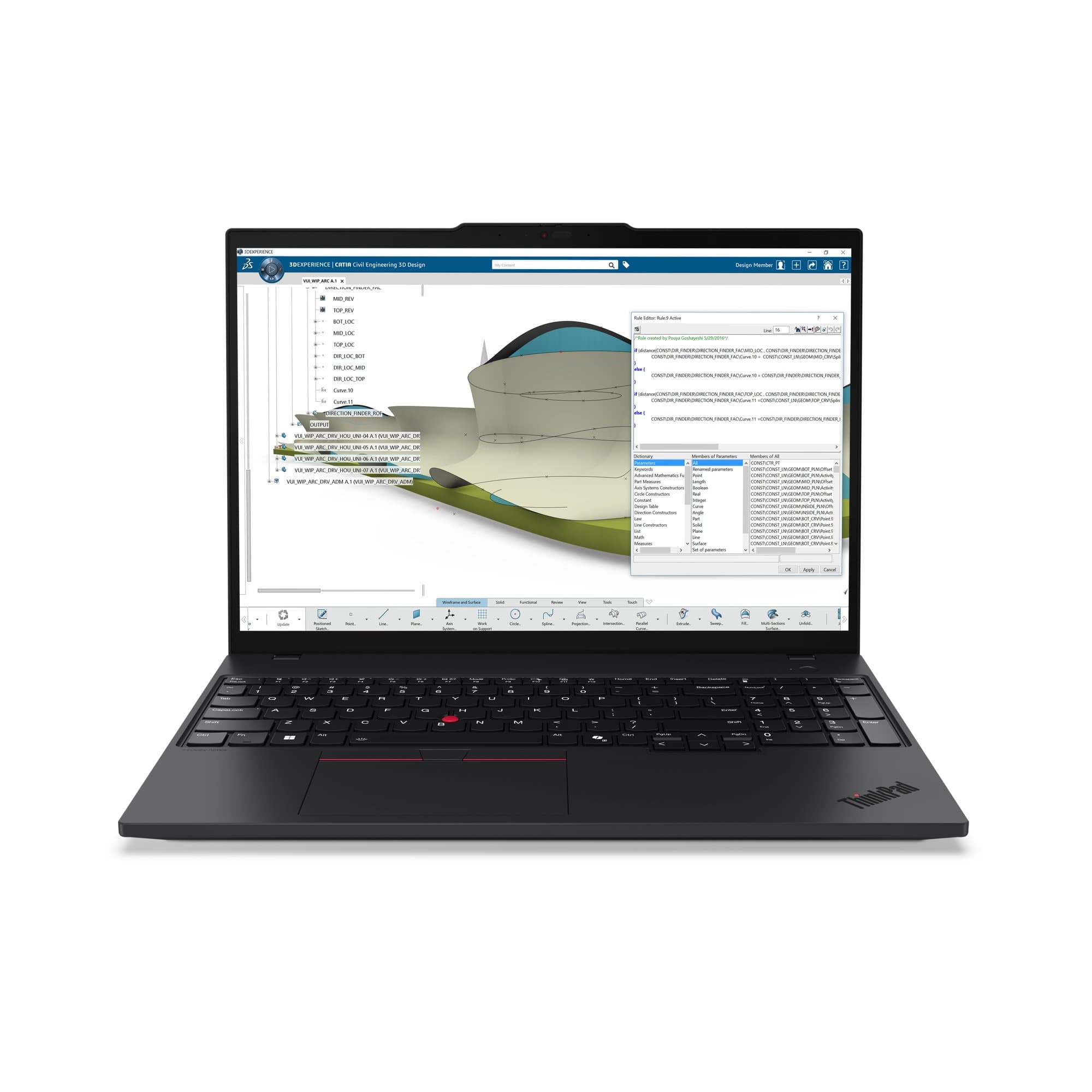 LENOVO LENOVO P16S G4 AMD, 16" WUXGA TOUCH, AI7 PRO 350, 32GB, 1TB, WI-FI 7, W11P, 3YP+CO 21QR0014AU