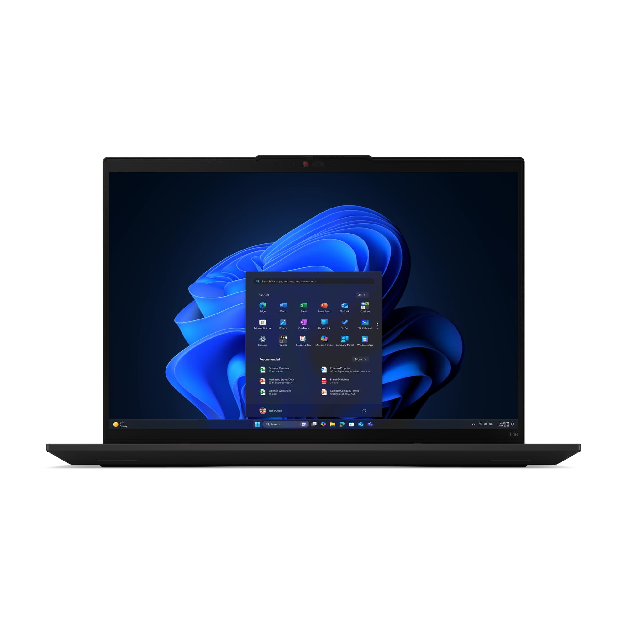 LENOVO LENOVO L16 G2, 16" WUXGA IPS, U5-225U, 16GB (8+8) DDR5, 512GB, W11P, 3YO+CO 21SA0008AU