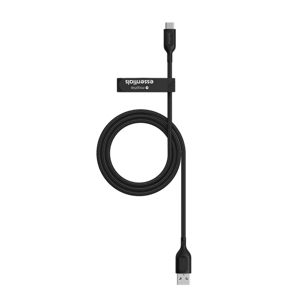 ZAGG ZAGG Mophie Essential Cable A C Cable - Black soft braided - 1m 409912240