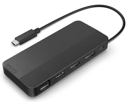 LENOVO LENOVO USB-C DUAL DISPLAY TRAVEL DOCK (LENOVO 7-IN-1 HUB) 40B90100AU