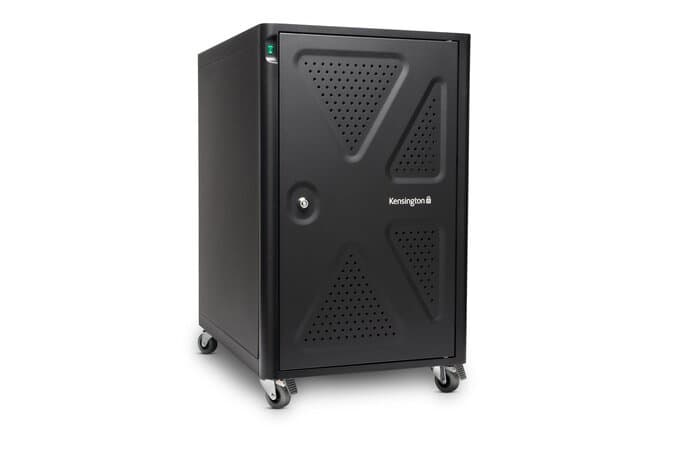 KENSINGTON KENSINGTON AC12 CHARGING CABINET WITH WHEELS, CHROMEBOOK, SURFACE, MACBOOK, IPAD, UPTO 14" 64415