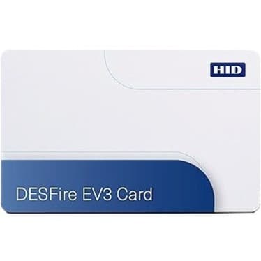 HID HID MF DESFIRE EV3 CARD 8K HID-PROG LEGACY EV1 SIO-NUM COMP MOQ=100 801FPGGAN