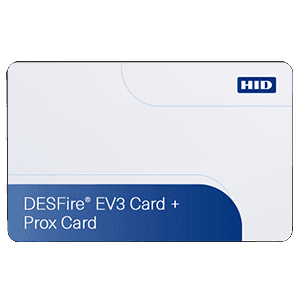 HID HID MF DESFIRE EV3+PROX CARD 8K HID-PROG EV3 SIO-NUM DF-NUM PROX MOQ=100 811FPPGGANA