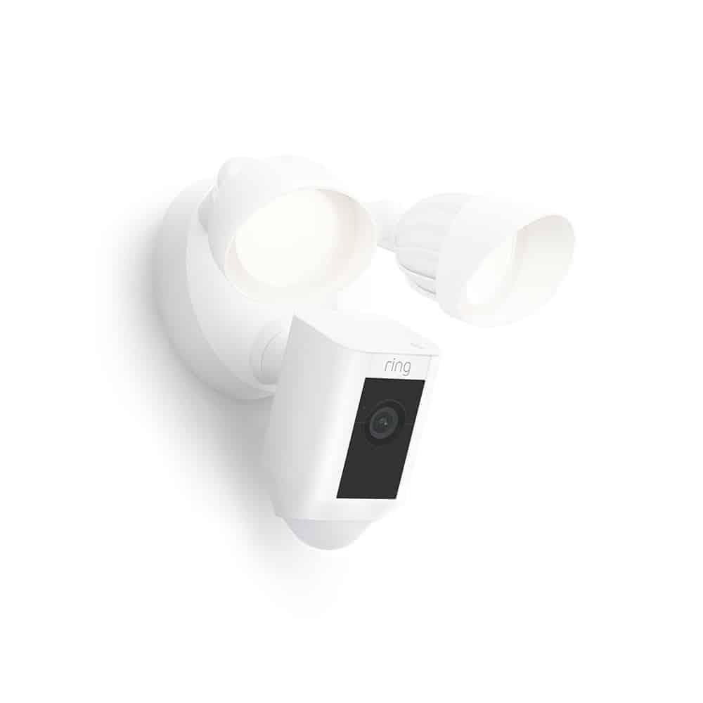 RING Ring Floodlight Camera Wired Plus - White 840080525884