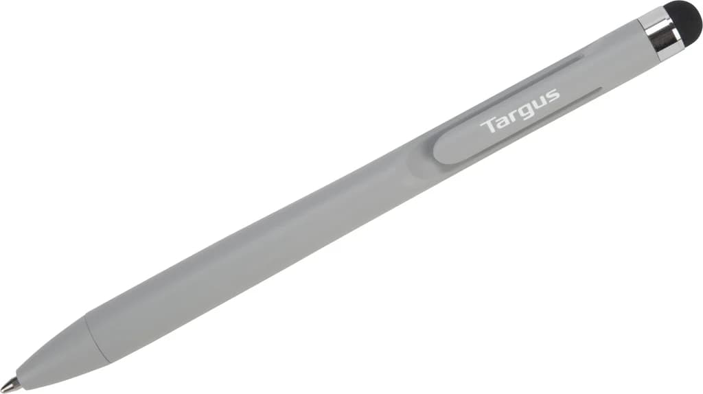 TARGUS TARGUS ANTIMICROBIAL 2-IN-1 SMOOTH GLIDE STYLUS AND PEN - GREY AMM16304AMGL