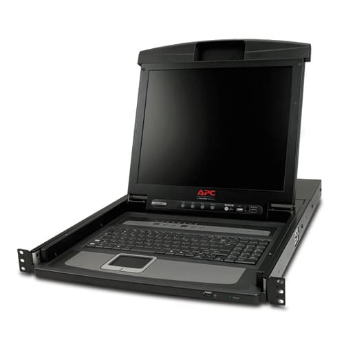 APC APC (AP5808) 17" RACK LCD CONSOLE W INTEGRATED 8 PORT ANALOG KVM SWITCH AP5808