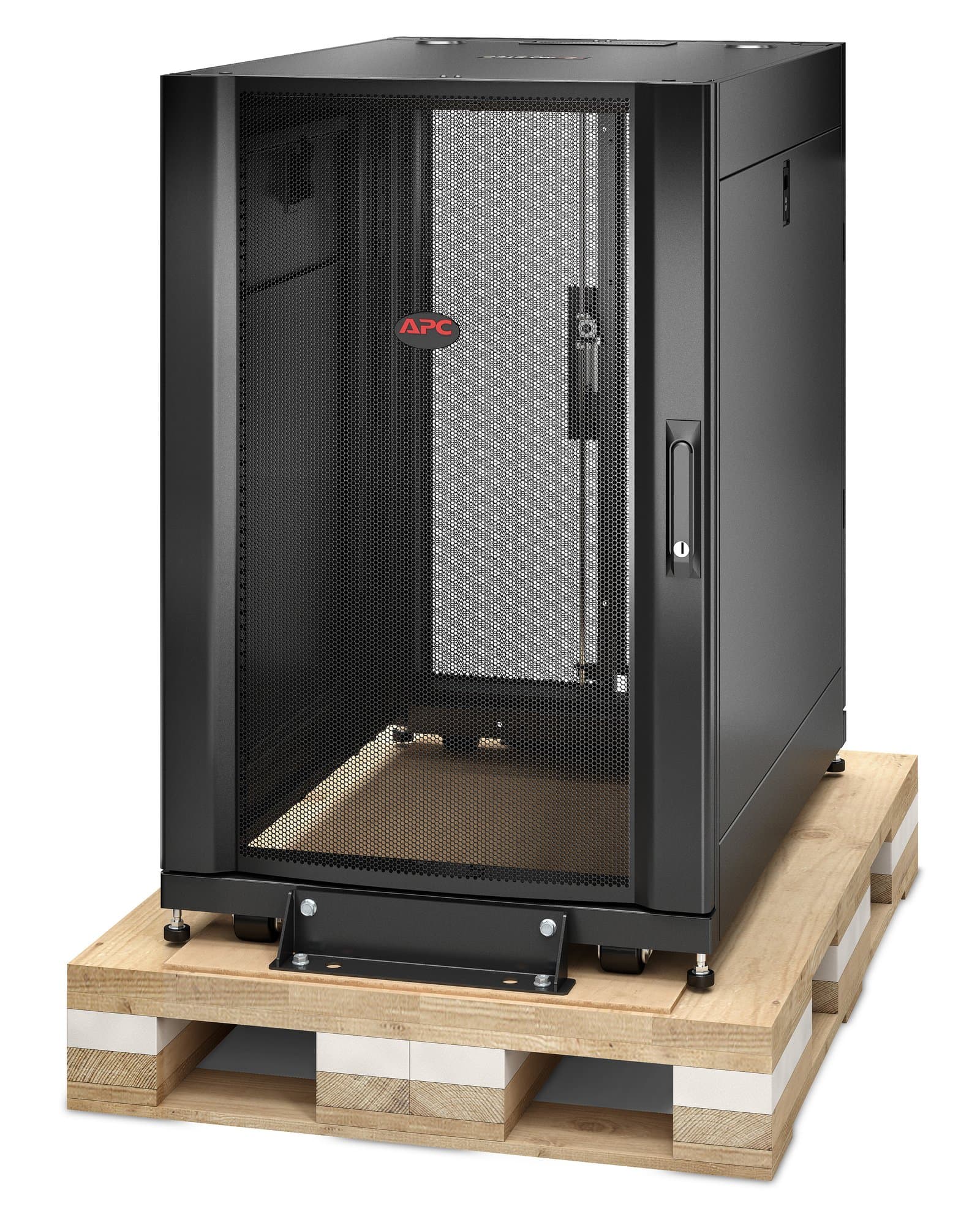APC APC NETSHELTER SX 18U SERVER RACK ENCLOSURE 600MM X 900MM W/ SIDES BLACK SHOCK PACKAGING AR3006SP
