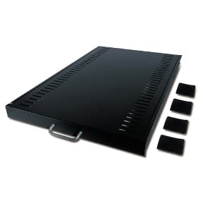 APC APC (AR8123BLK) STANDARD DUTY SLIDING SHELF - 100LBS/45KG(CAPACITY) - BLACK AR8123BLK