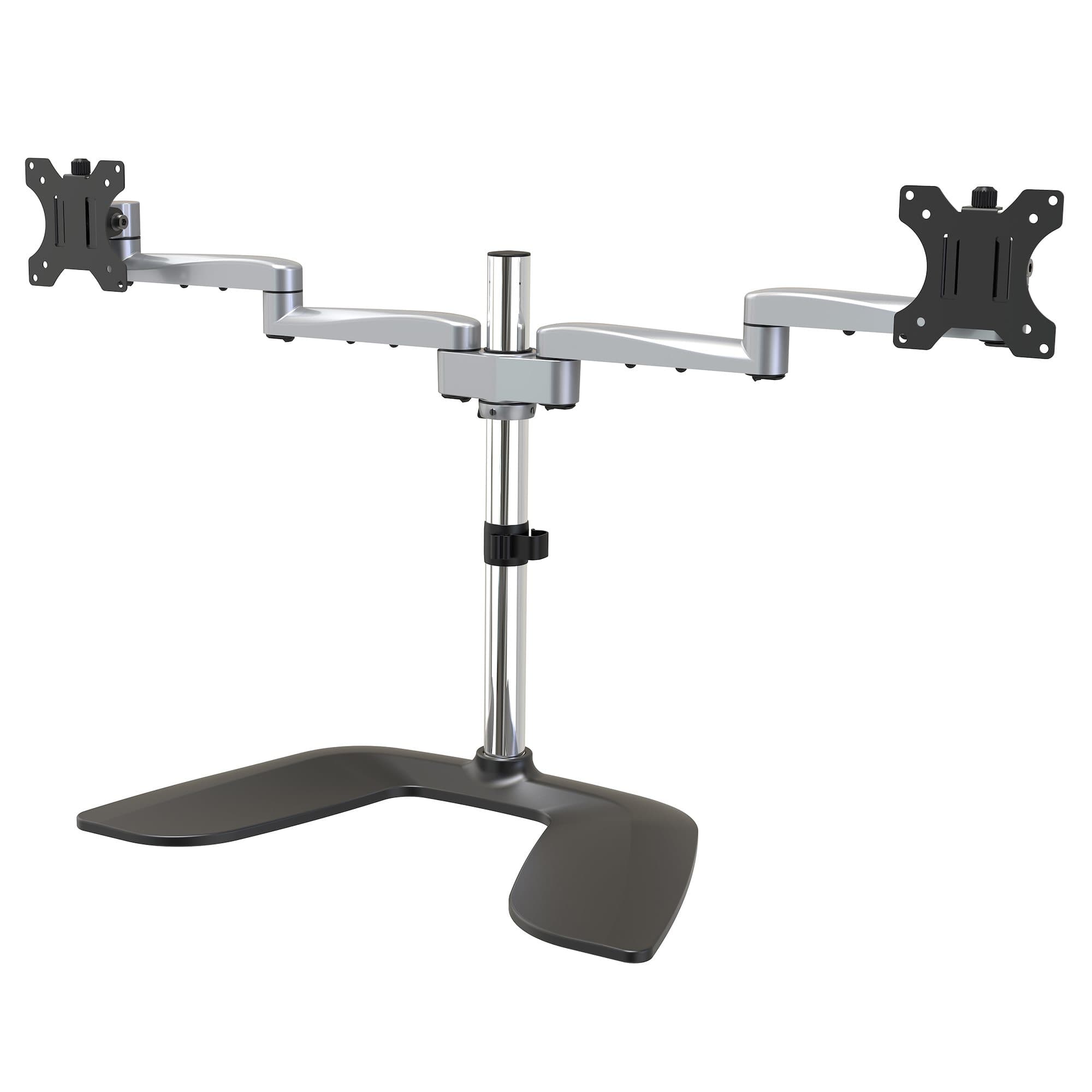 STARTECH STARTECH.COM DUAL MONITOR STAND - ERGONOMIC DESKTOP MONITOR MOUNT 32" VESA 5 YR ARMDUALSS