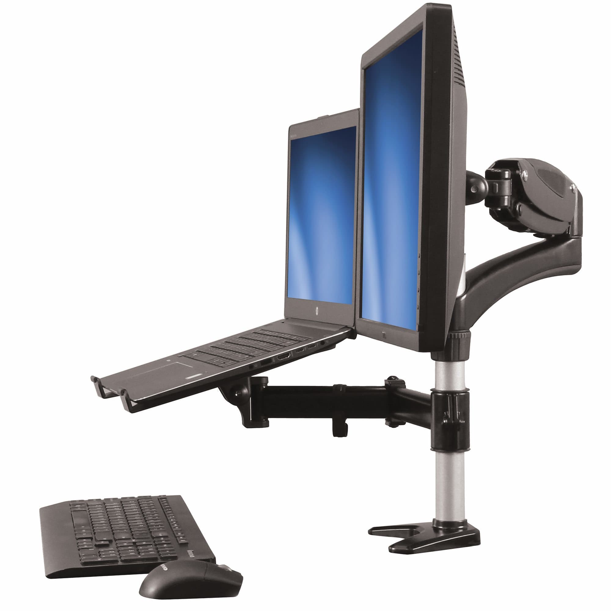 STARTECH STARTECH.COM SINGLE-MONITOR AND LAPTOP STAND - ONE-TOUCH HEIGHT ADJUSTMENT 5 YR ARMUNONB