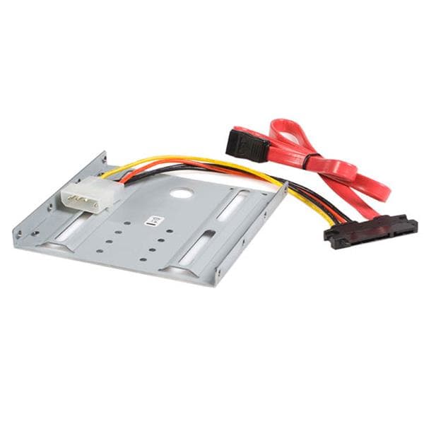 STARTECH STARTECH.COM 2.5IN HARD DRIVE TO 3.5IN DRIVE BAY MOUNTING KIT 2 YR BRACKET25SAT