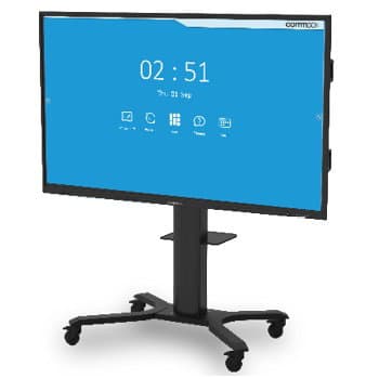 COMMBOX COMMBOX CADENCE MOTORISED STAND, W/ BUILT-IN REMOTE, & LAPTOP SHELF, FOR 55" TO 86" CBMOBC