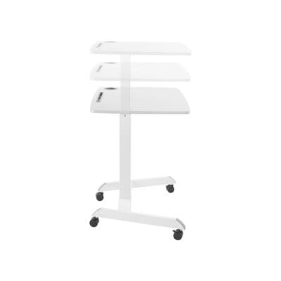 COMMBOX COMMBOX ROAMER MOBILE WORKSTATION HEIGHT ADJUSTABLE, 80CM X 56CM WORK SURFACE, HOOK CBROAML