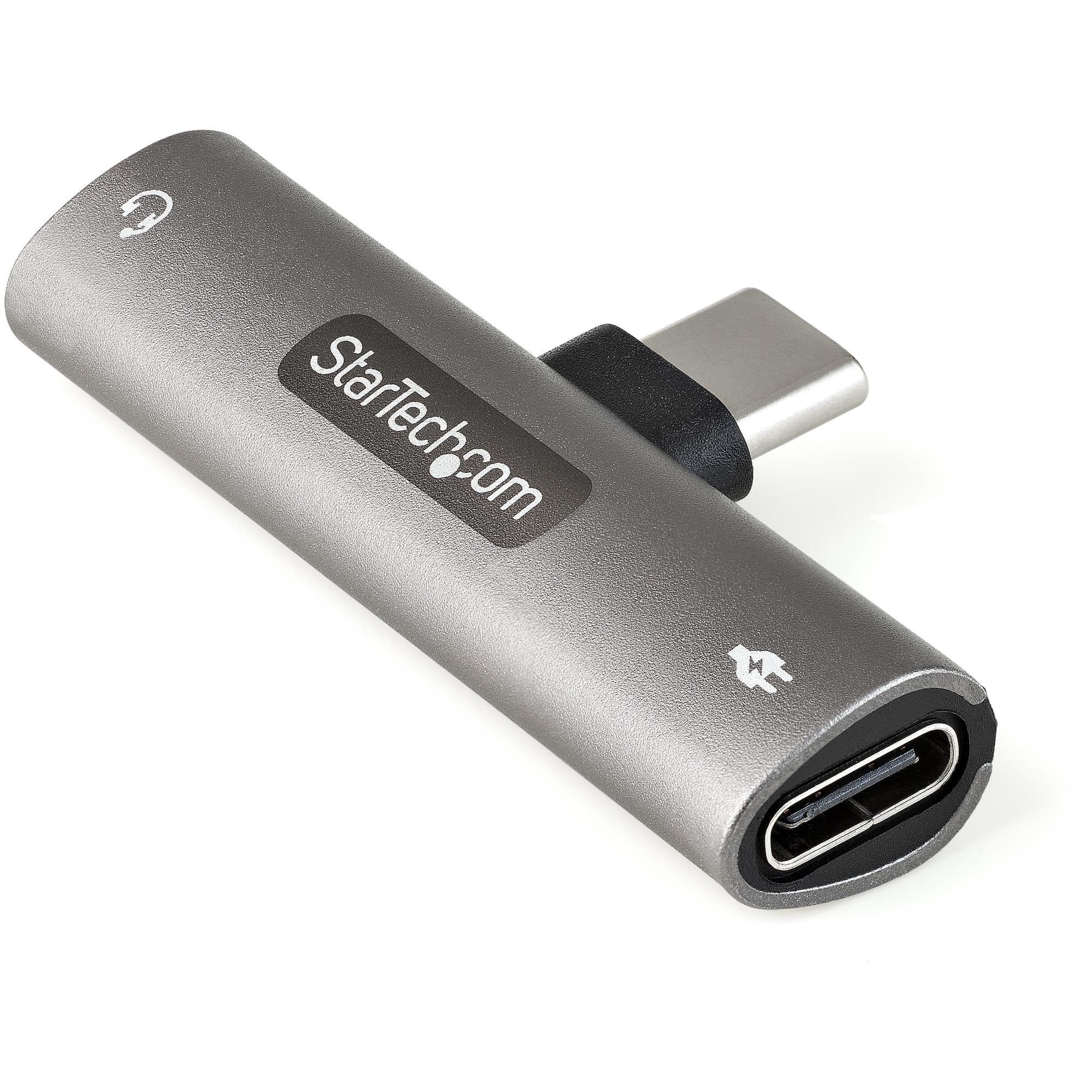 STARTECH STARTECH.COM USB C AUDIO & CHARGE ADAPTER, 3.5MM HEADSET JACK & PD CHARGING 3 YR CDP235APDM