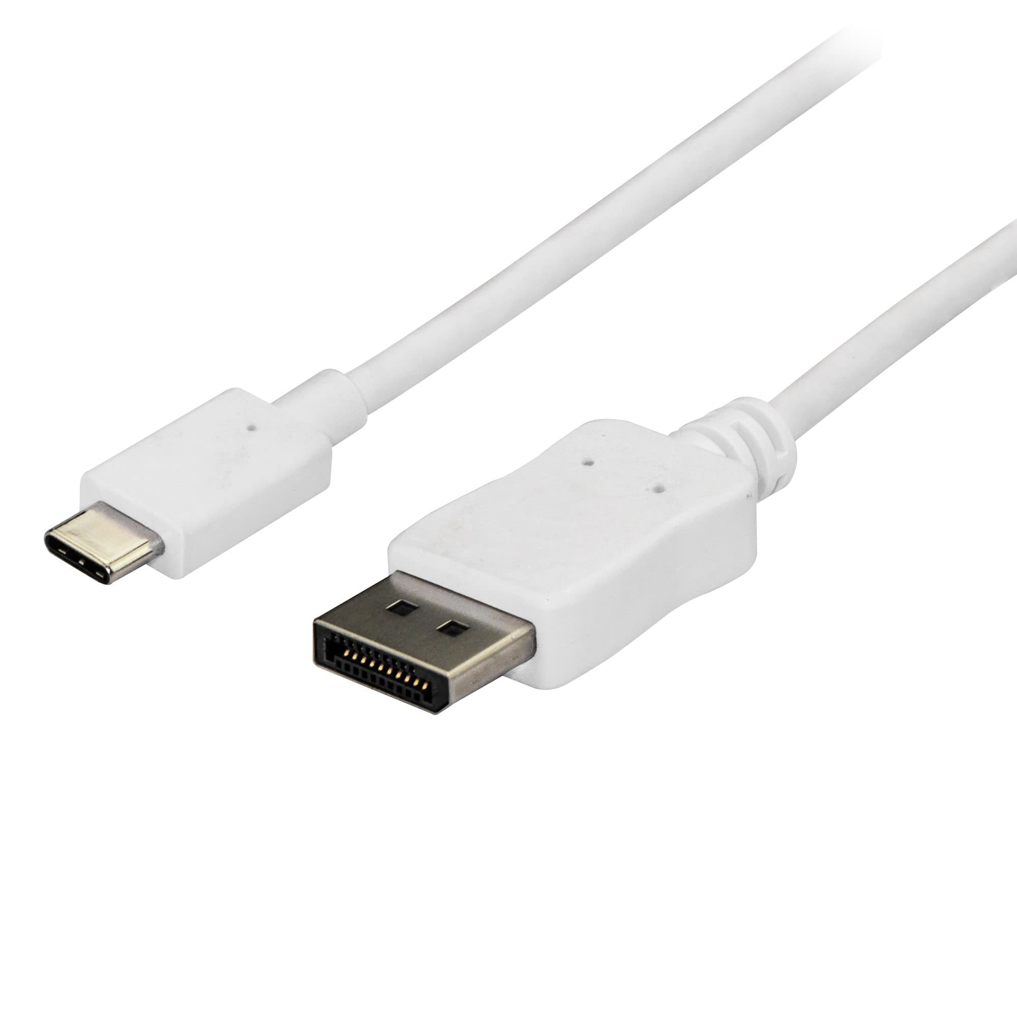 STARTECH STARTECH.COM 6' USB C TO DISPLAYPORT 1.2 CABLE - 4K 60HZ DP ADAPTER CABLE 3 YR CDP2DPMM6W
