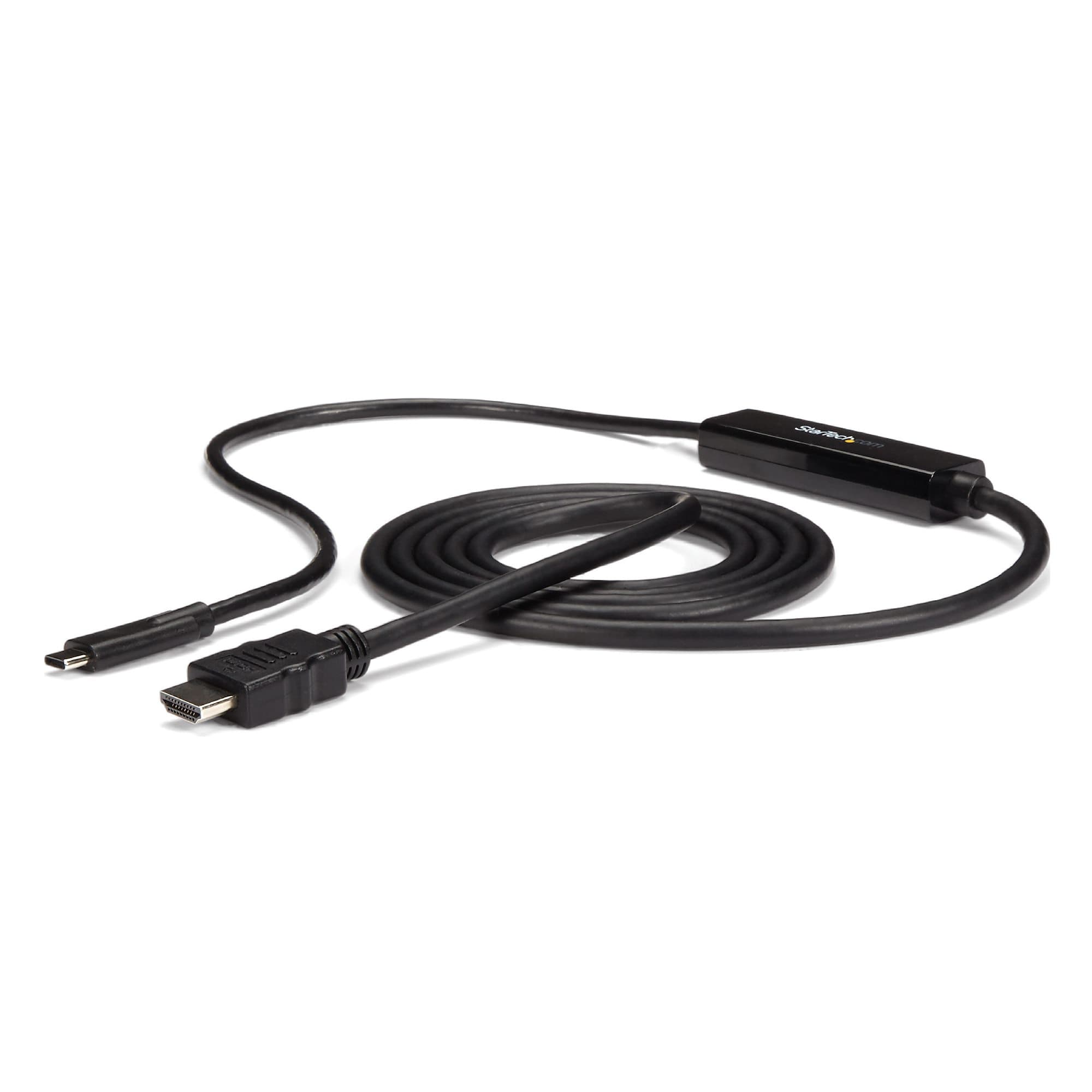 STARTECH STARTECH.COM 6FT 2M USB C TO HDMI CABLE - 4K USB TYPE-C HDMI VIDEO ADAPTER 3 YR CDP2HDMM2MB
