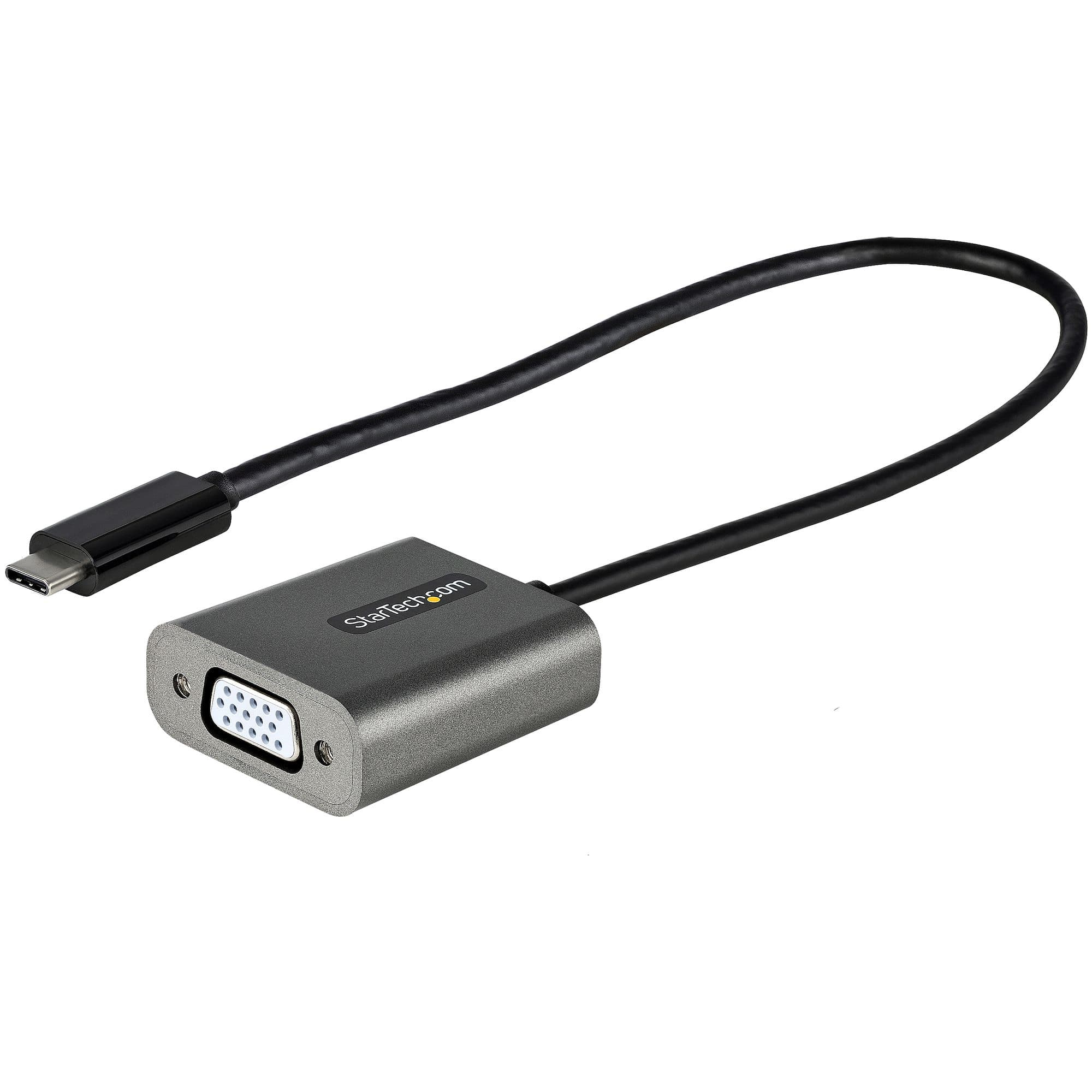 STARTECH STARTECH.COM USB C TO VGA ADAPTER -1080P USB TYPE-C TO VGA ADAPTER DONGLE, 3 YR CDP2VGAEC