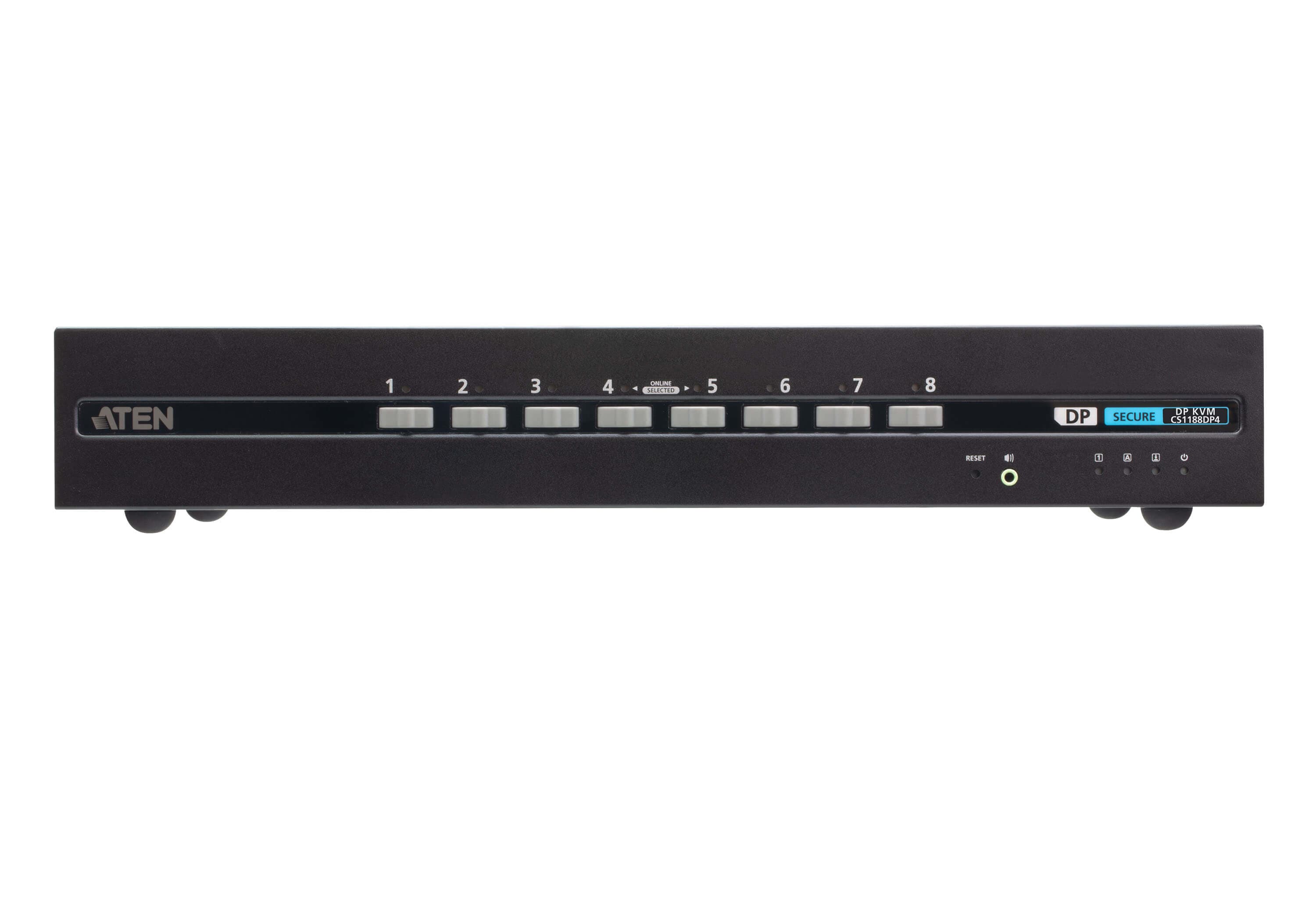ATEN ATEN 8-PORT USB DISPLAYPORT SECURE KVM SWITCH (PSD PP V4.0 COMPLIANT) CS1188DP4-AT-U
