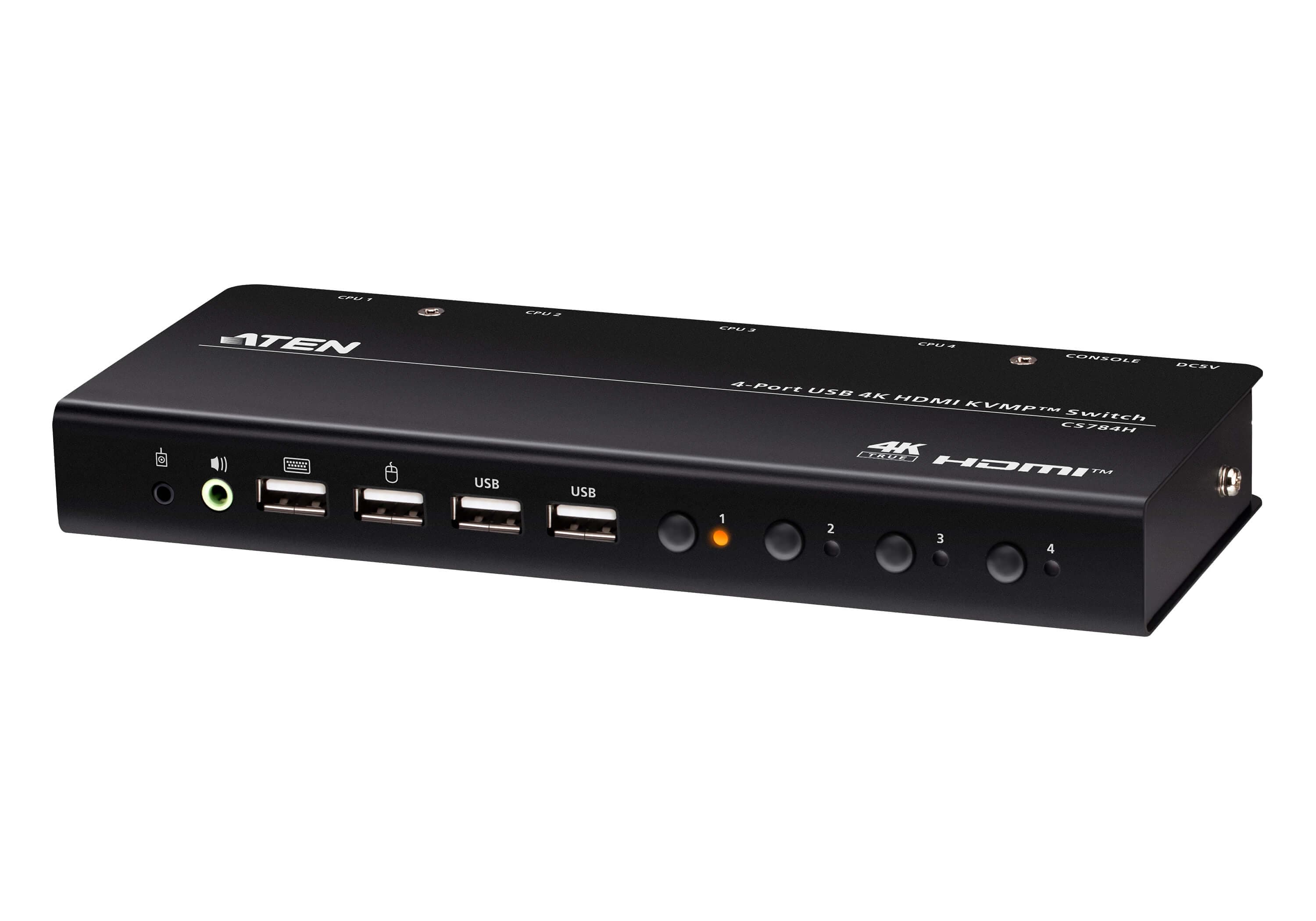 ATEN ATEN 4-PORT USB 4K HDMI KVMP SWITCH CS784H-AT-U