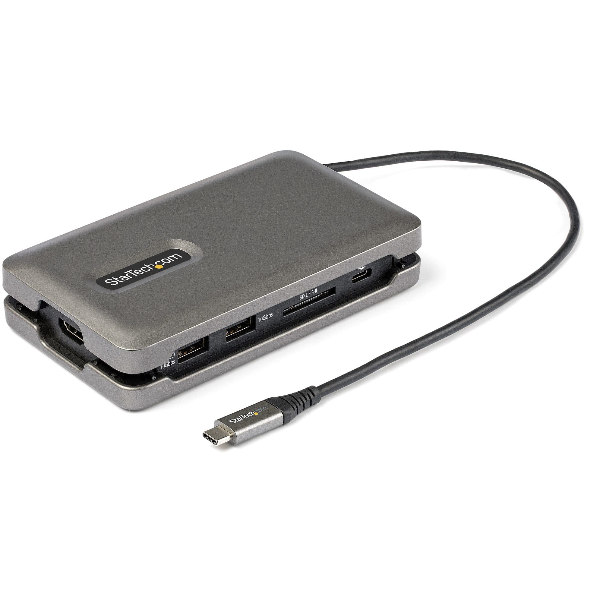 STARTECH STARTECH.COM USB C MULTIPORT ADAPTER, 4K 60HZ HDMI, 10GBPS USB HUB, 100W PD 3 YR DKT31CSDHPD3