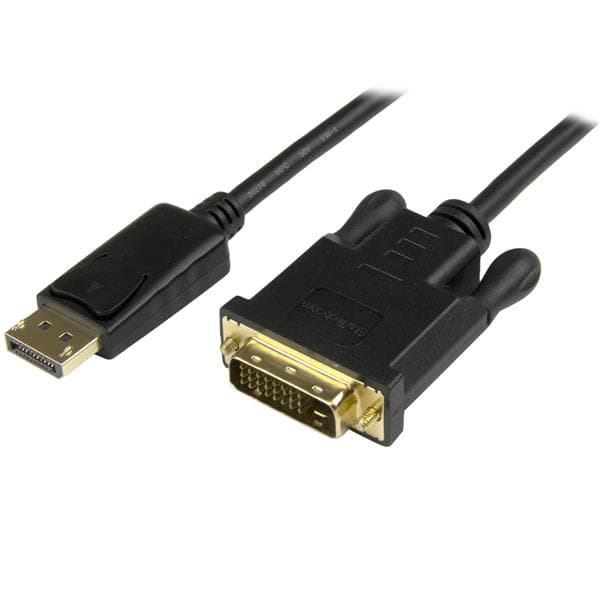 STARTECH STARTECH.COM 3' DISPLAYPORT TO DVI CABLE - DP TO DVI-D MONITOR ADAPTER M/M 3 YR DP2DVI2MM3