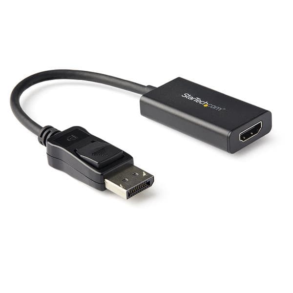 STARTECH STARTECH.COM DISPLAYPORT TO HDMI ADAPTER, 4K 60HZ HDR DP 1.4 TO HDMI DONGLE 3 YR DP2HD4K60H