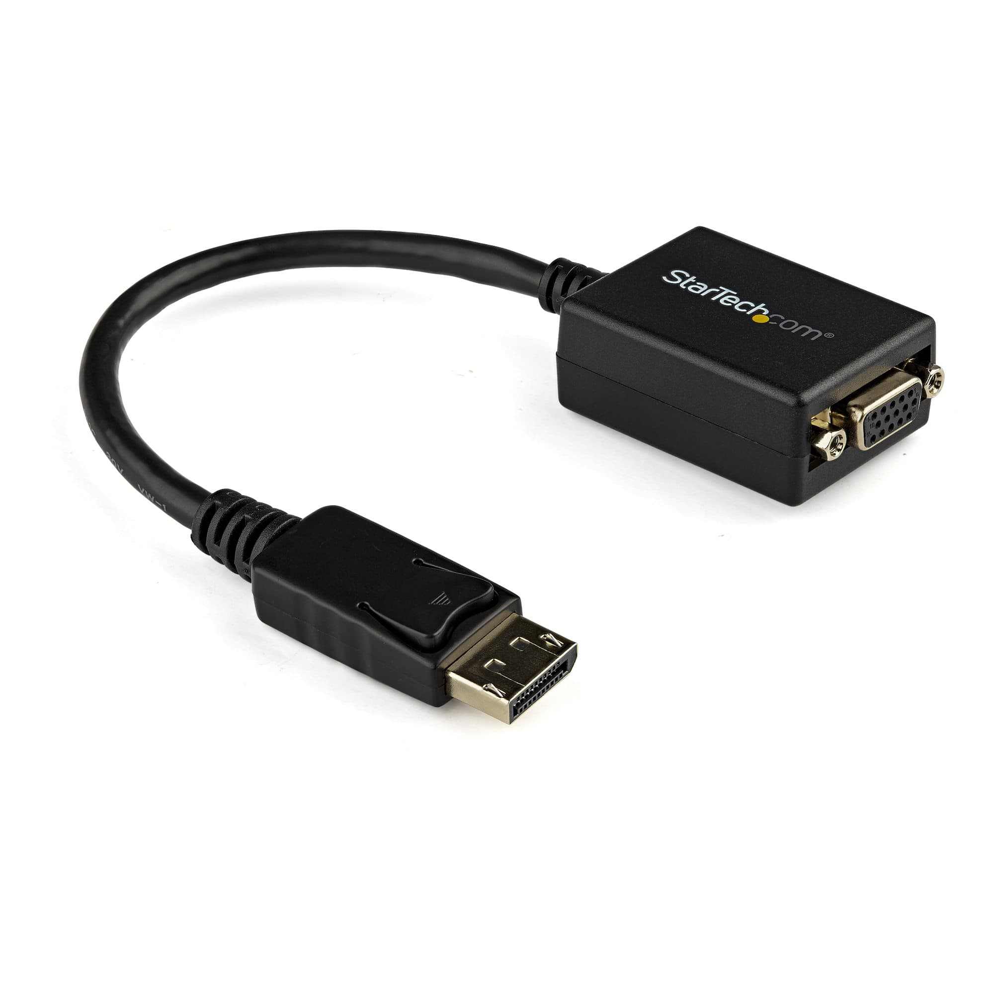 STARTECH STARTECH.COM DISPLAYPORT TO VGA ADAPTER - ACTIVE DP TO VGA - DP CERTIFIED 3 YR DP2VGA2
