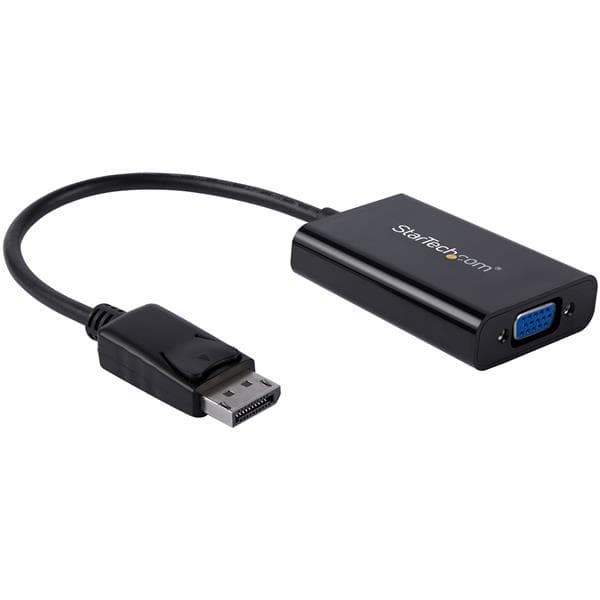 STARTECH STARTECH.COM DISPLAYPORT TO VGA ADAPTER WITH AUDIO - ACTIVE DP TO VGA VIDEO 3 YR DP2VGAA