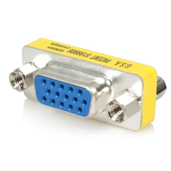 STARTECH STARTECH.COM SLIMLINE VGA HD15 GENDER CHANGER - F/F - DB15 GENDER CHANGER LTW GC15HSF