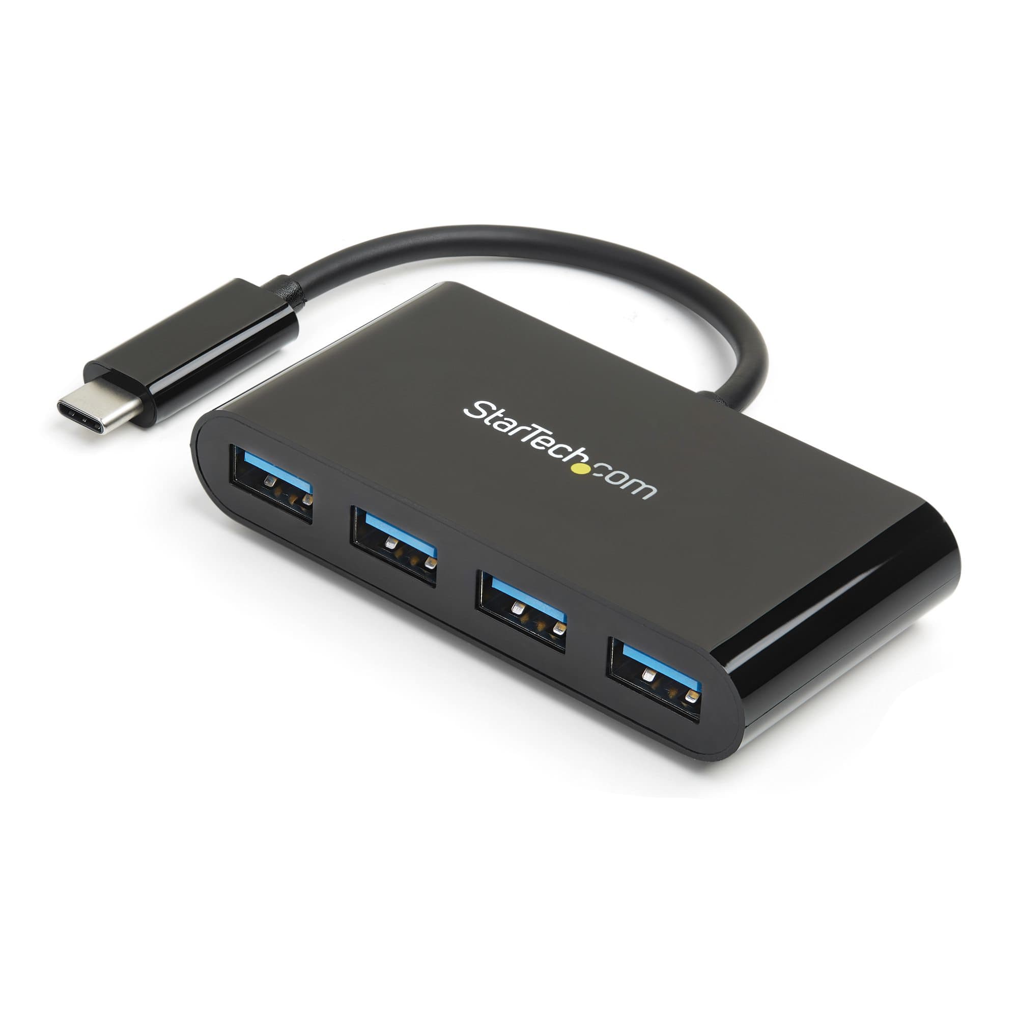 STARTECH STARTECH.COM 4 PORT USB C HUB - USB-C TO 4X A - 5GBPS USB 3.0 - BUS POWERED 2 YR HB30C4AB