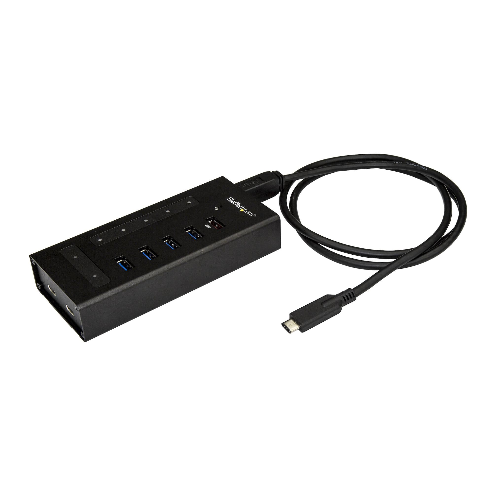 STARTECH STARTECH.COM 7 PORT USB C HUB 5GBPS - 2C/5A - SELF POWERED USB TYPE-C HUB 2 YR HB30C5A2CST