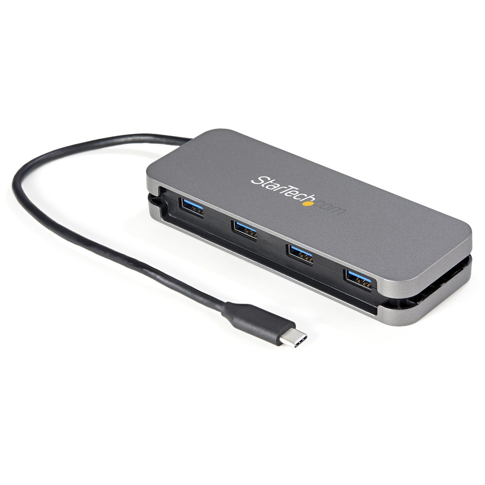 STARTECH STARTECH.COM 4 PORT USB C HUB - 4X USB TYPE-A (5GBPS USB 3.0) - 29CM CABLE 2 YR HB30CM4AB