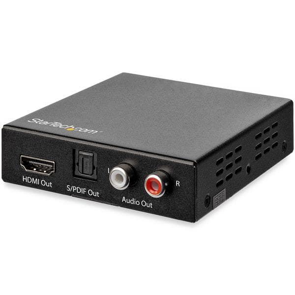 STARTECH STARTECH.COM HDMI AUDIO EXTRACTOR 4K 60HZ - HDR - TOSLINK OPTICAL AUDIO 2 YR HD202A