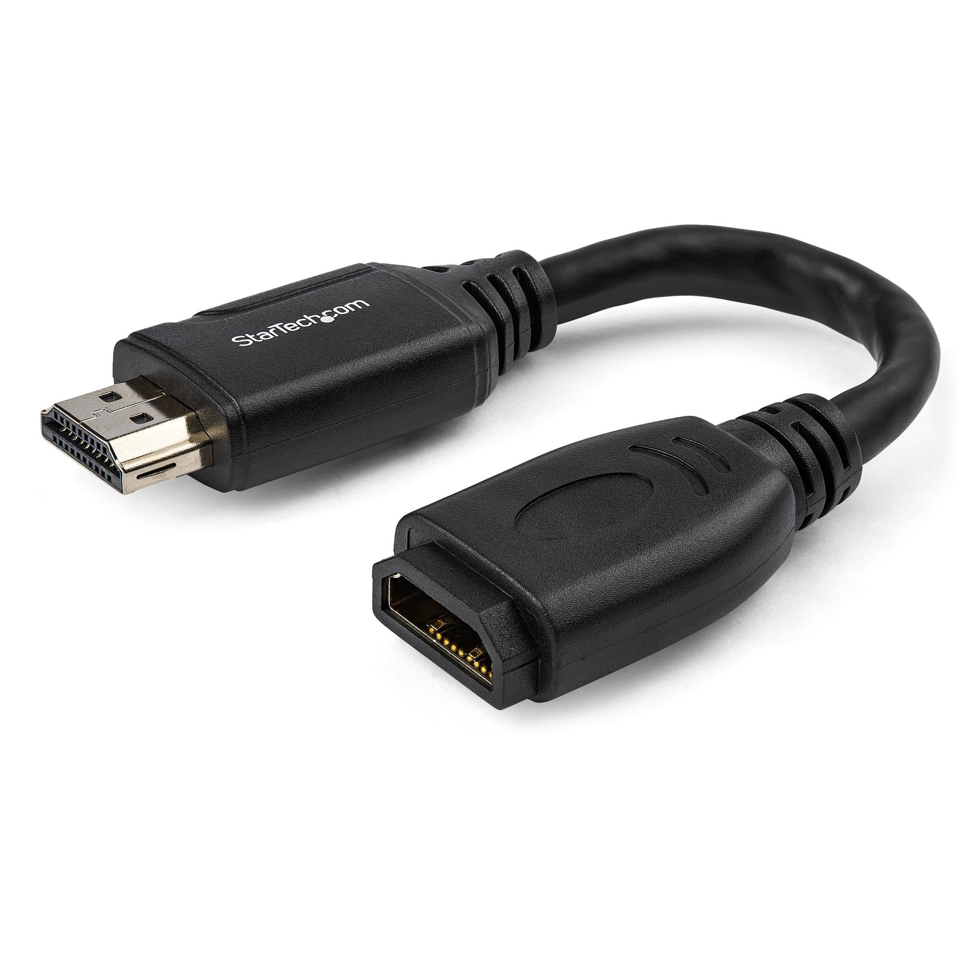 STARTECH STARTECH.COM 1.8M HDMI PORT SAVER CABLE 4K 60HZ HDMI 2.0 EXTENSION CABLE LTW HD2MF6INL