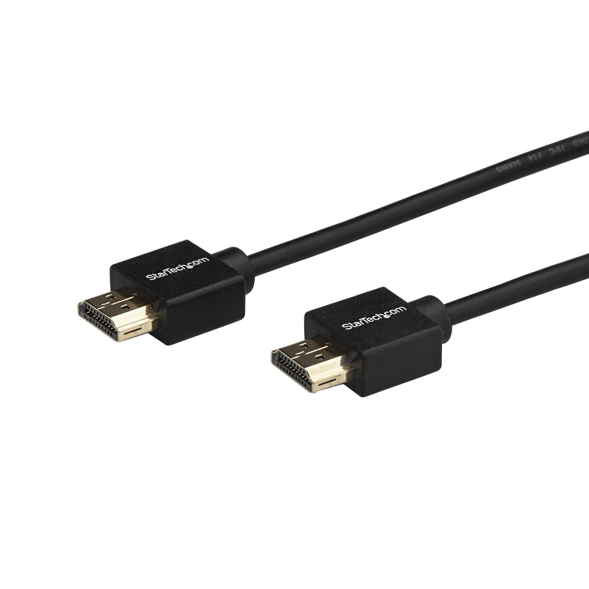 STARTECH STARTECH.COM 2M 6.6FT HDMI 2.0 CABLE, 4K HIGH SPEED HDMI CABLE W/ ETHERNET LTW HDMM2MLP