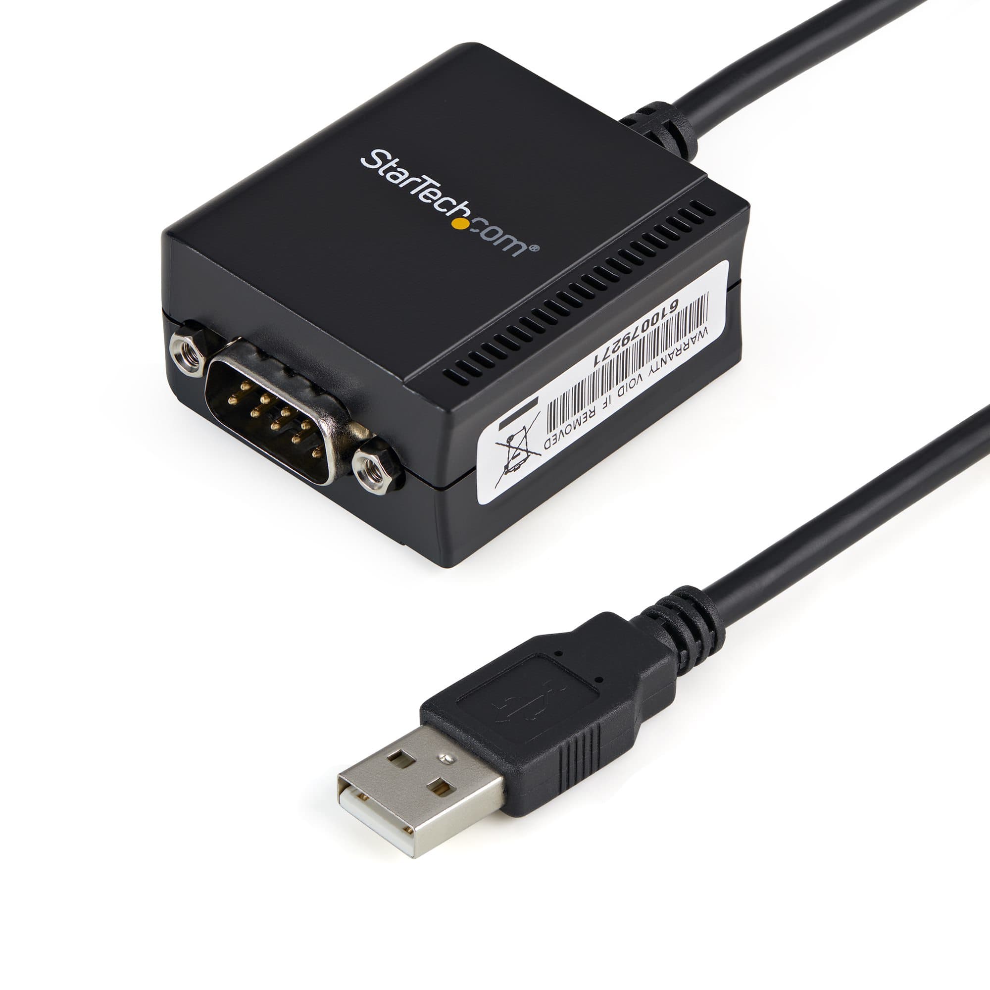 STARTECH STARTECH.COM 1 PORT FTDI USB TO SERIAL 232 ADAPTER CABLE COM RETENTION 2 YR ICUSB2321F