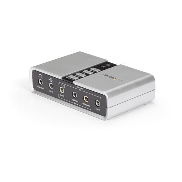 STARTECH STARTECH.COM 7.1 USB AUDIO ADAPTER SOUND CARD WITH SPDIF DIGITAL AUDIO 2 YR ICUSBAUDIO7D