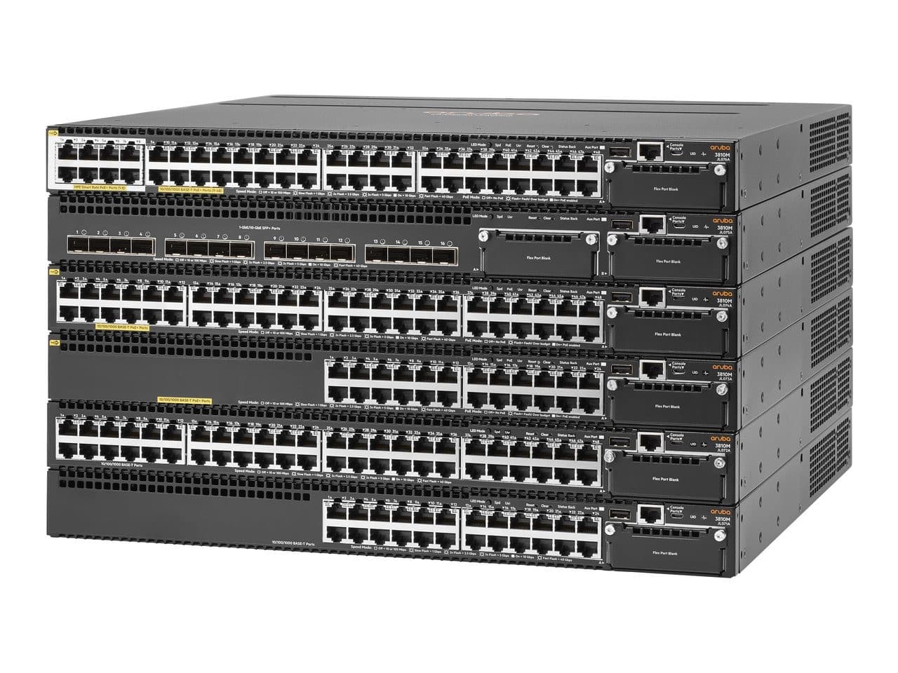 HPE HPE Aruba 3810M 16SFP+ 2-slot Swch JL075A