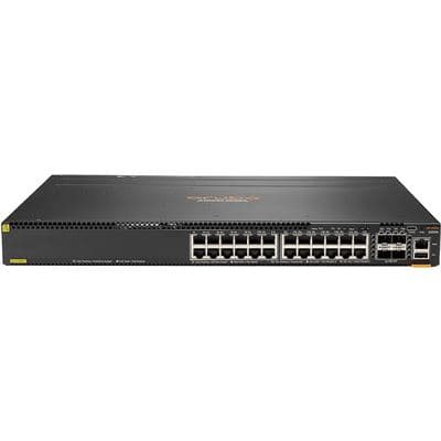HPE HPE ANW 6300M 24-port 1GbE Class 4 PoE and 4-port SFP56 Switch JL662A