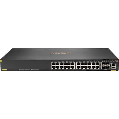HPE HPE ANW 6300F 24-port 1GbE Class 4 PoE and 4-port SFP56 Switch JL666A