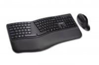 KENSINGTON KENSINGTON PRO FIT ERGO WIRELESS KEYBOARD AND MOUSE COMBO SET. SPILL-PROOF - BLACK K75406US