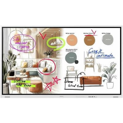 SAMSUNG SAMSUNG FLIP PRO INTERACTIVE DISPLAY, 75" UHD, 350NITS, HDMI (2), LAN/WIFI, SPKR, 3YR LH75WMFWLGCXXY
