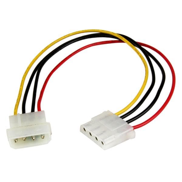 STARTECH STARTECH.COM 12IN LP4 EXTENDER CABLE 4PIN MOLEX POWER EXTENSION, LTW LP4POWEXT12