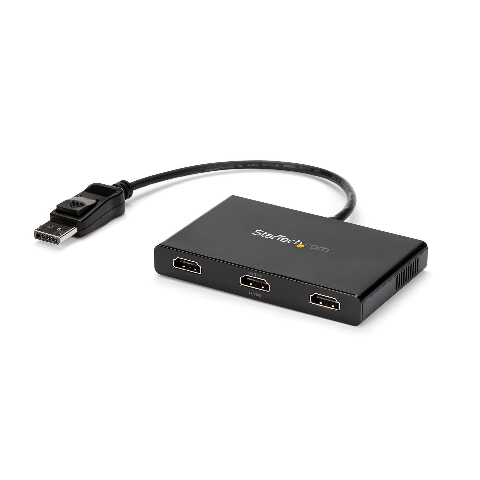 STARTECH STARTECH.COM DP TO HDMI MULTI MONITOR HUB - 3-PORT DAISY CHAIN SPLITTER, 3 YR MSTDP123HD